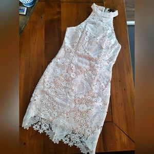 Forever21 Lace/crochet halter dress
